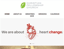 Tablet Screenshot of christianfc.org